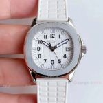 Swiss Patek Philippe Aquanaut Luce JJF 5067A White Dial Copy Watch Quartz Movement